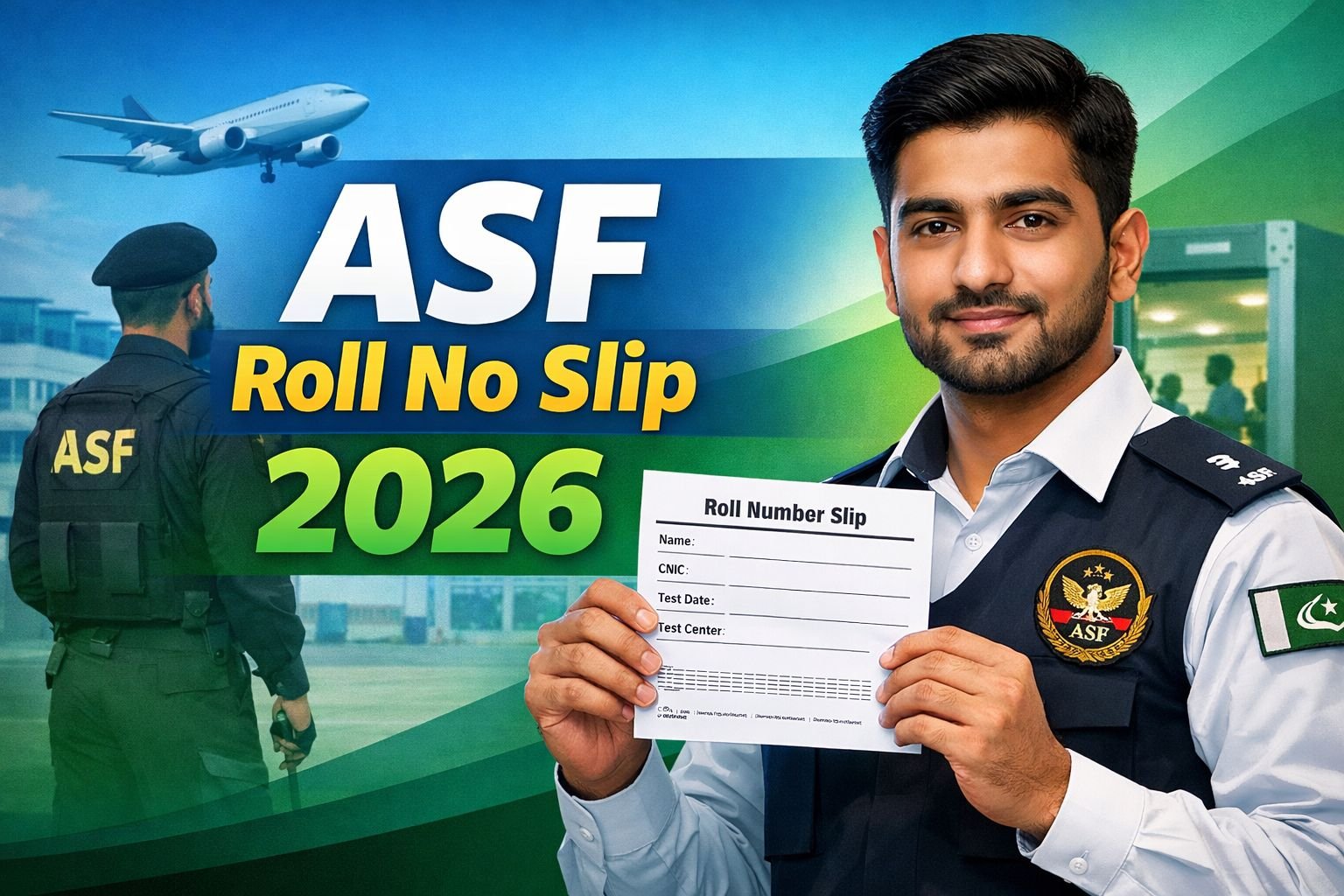 ASF Written Test Slip 2026 Test Date Schedule