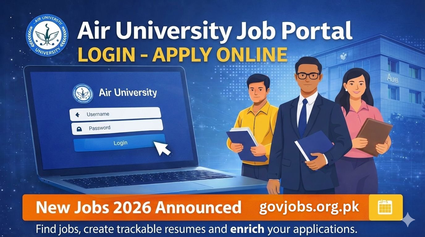 Air University Job Portal Login Apply Online 2026