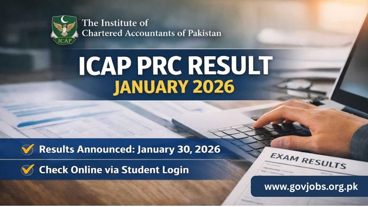 ICAP PRC Result 2026 Student Login – January 2026 Results Announced