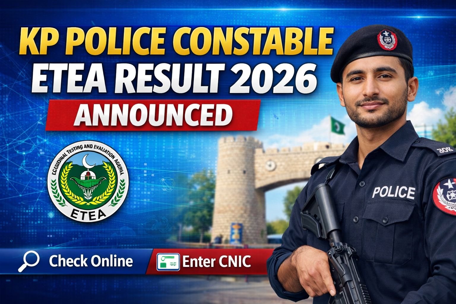 KP Police Constable ETEA Result 2026 Check Online