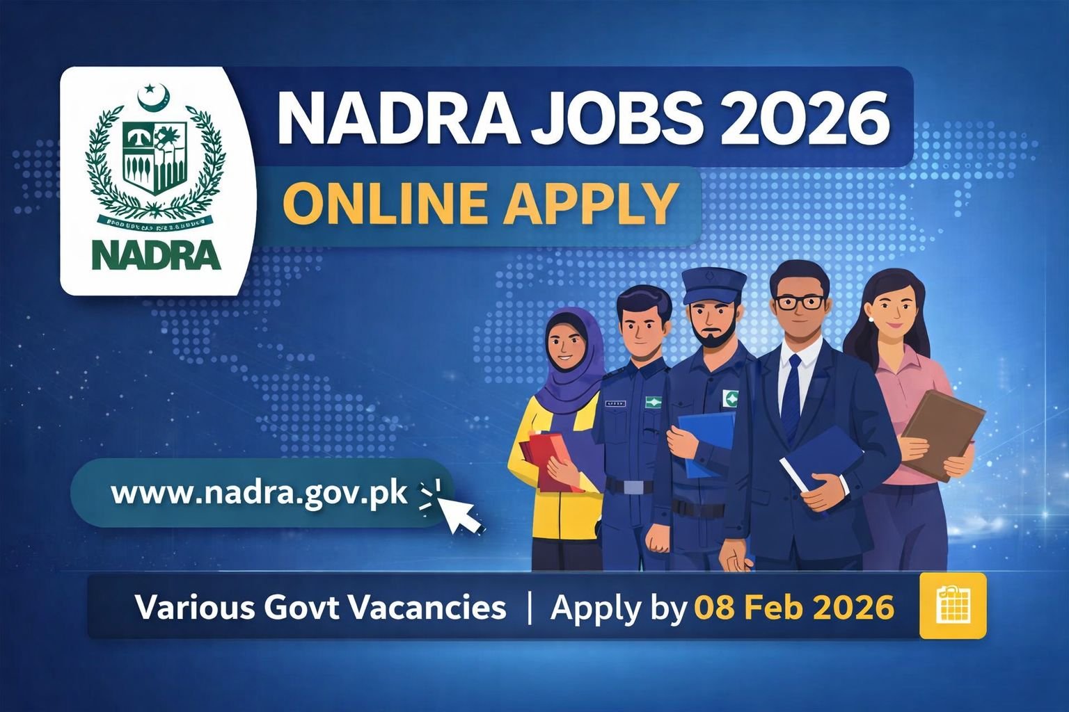NADRA Jobs 2026 online apply government jobs Pakistan