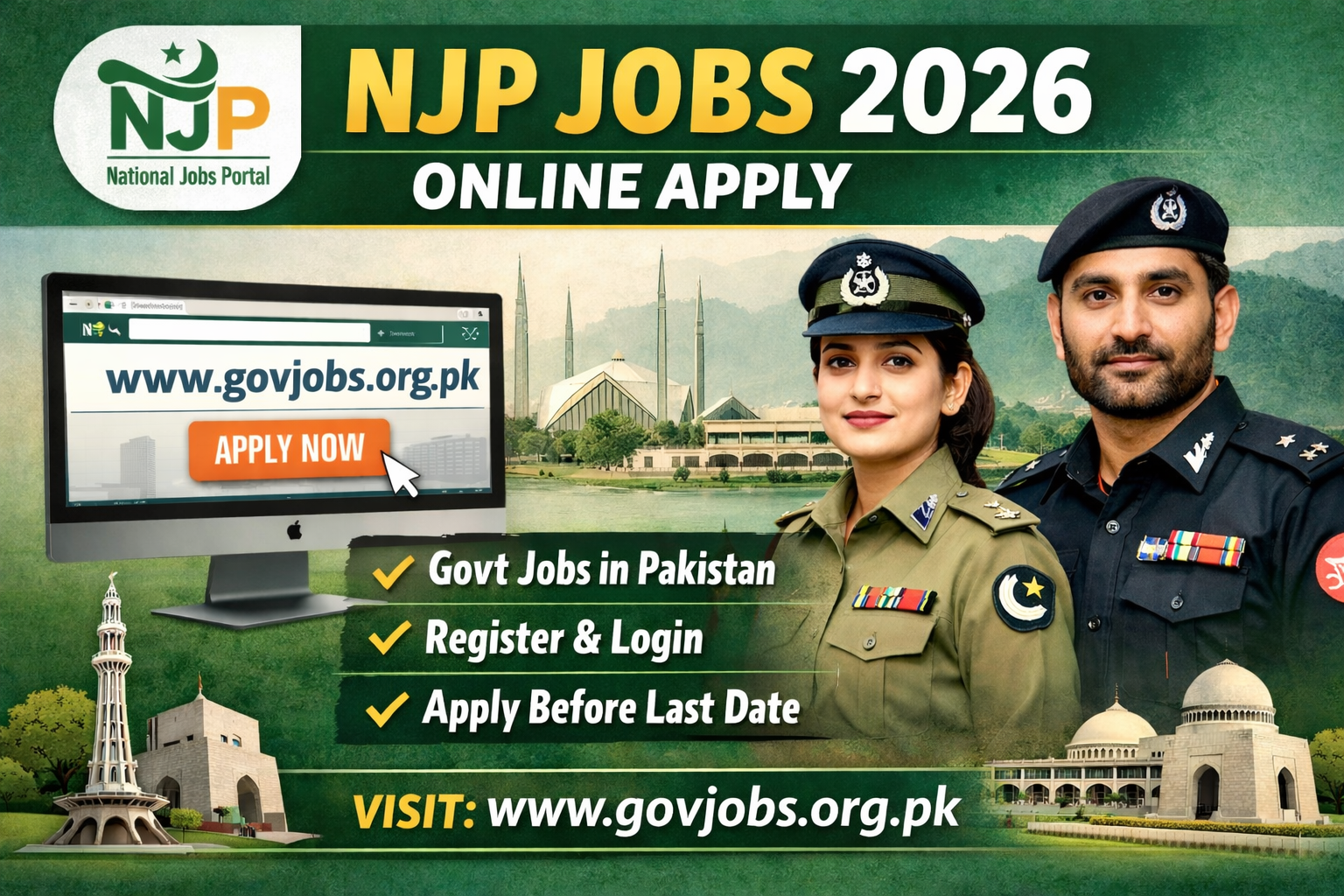 NJP Jobs 2026 Login Online www.njp.gov.pk