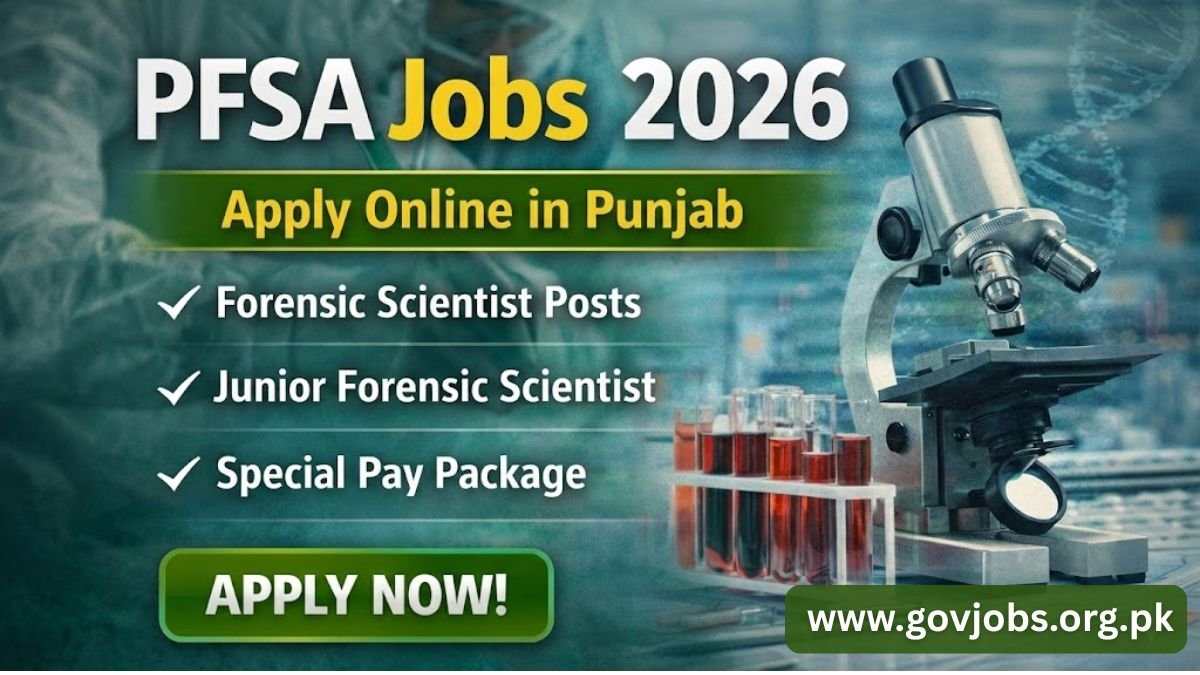 PFSA Jobs 2026 Online Apply - pfsa.punjab.gov.pk
