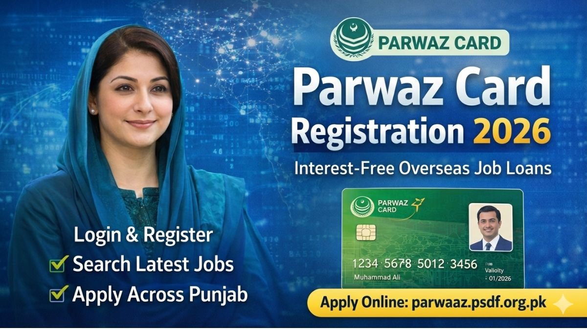 Parwaz Card Registration 2026 Portal Login parwaaz.psdf.org.pk