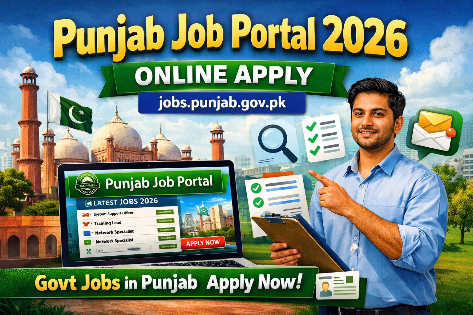 Punjab Job Portal 2026 Online Apply - jobs.punjab.gov.pk