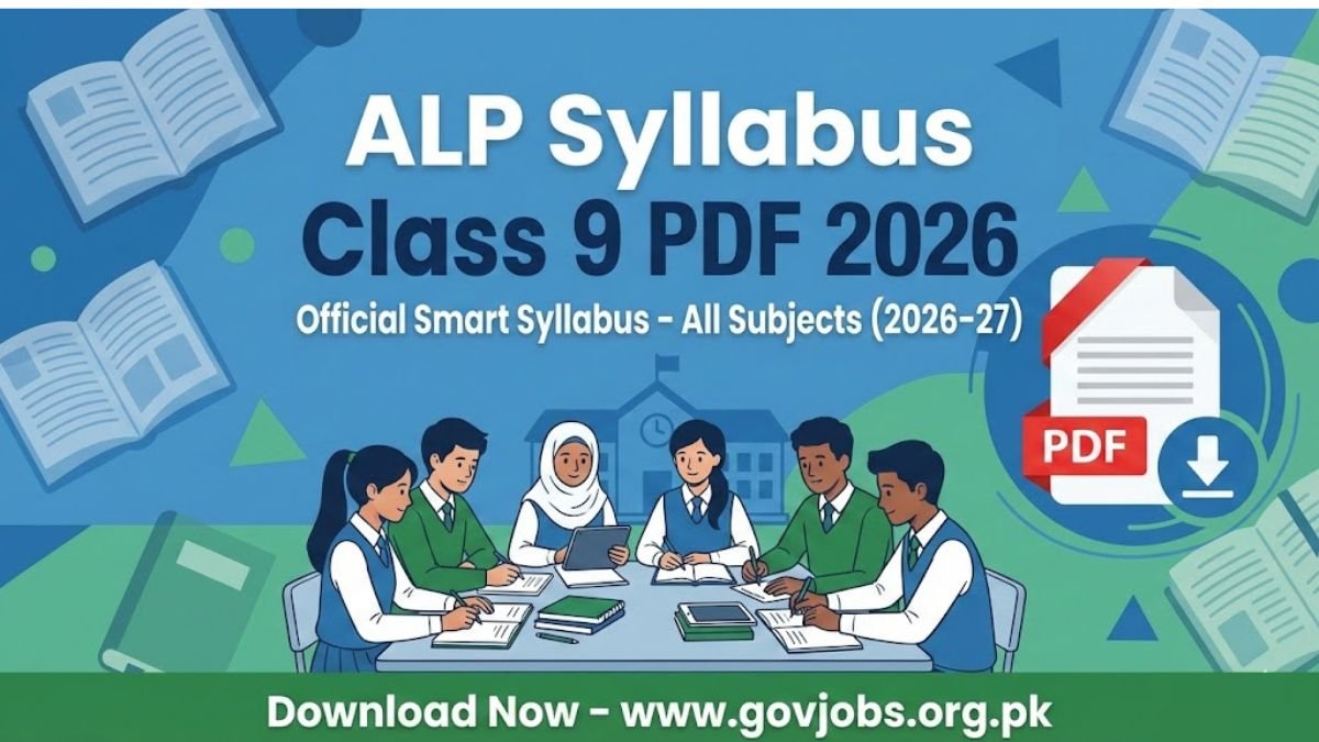 ALP Syllabus class 9 pdf 2026 Official All Subjects