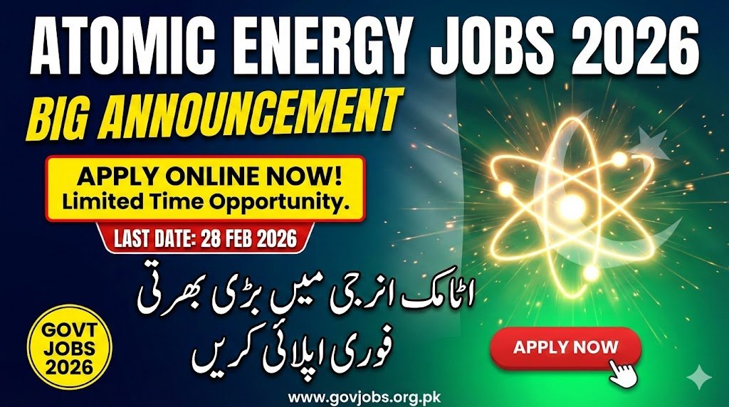 Atomic Energy Jobs 2026 PAEC Apply Online