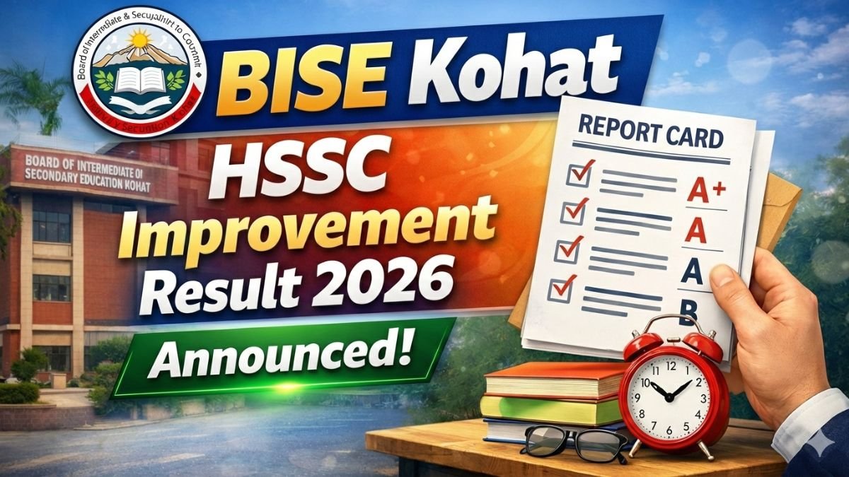 BISE Kohat HSSC Improvement Result 2026 Announced
