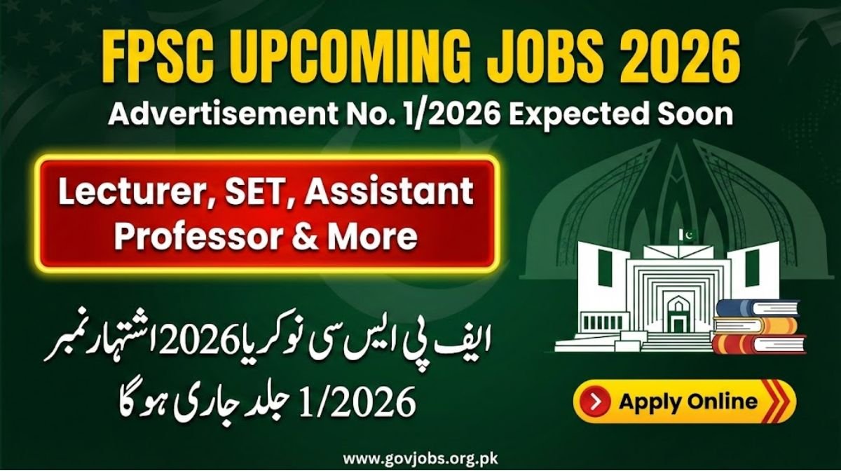 FPSC Upcoming Jobs 2026 – Advertisement No. 12026