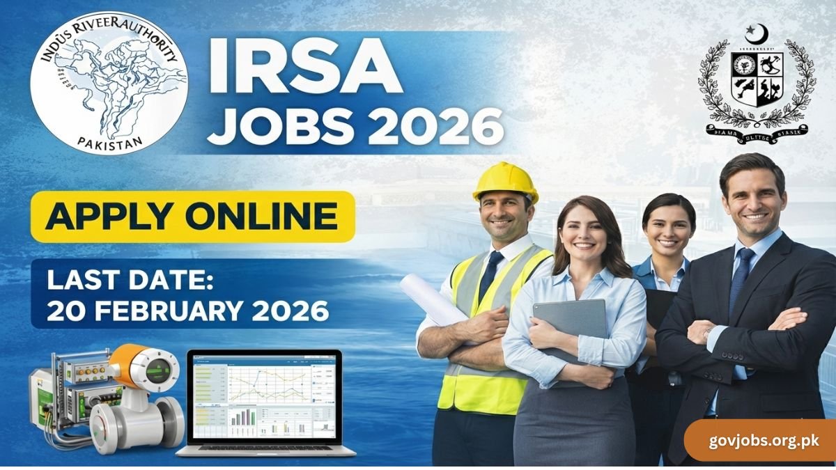 Indus River System Authority IRSA Jobs 2026 Apply Online