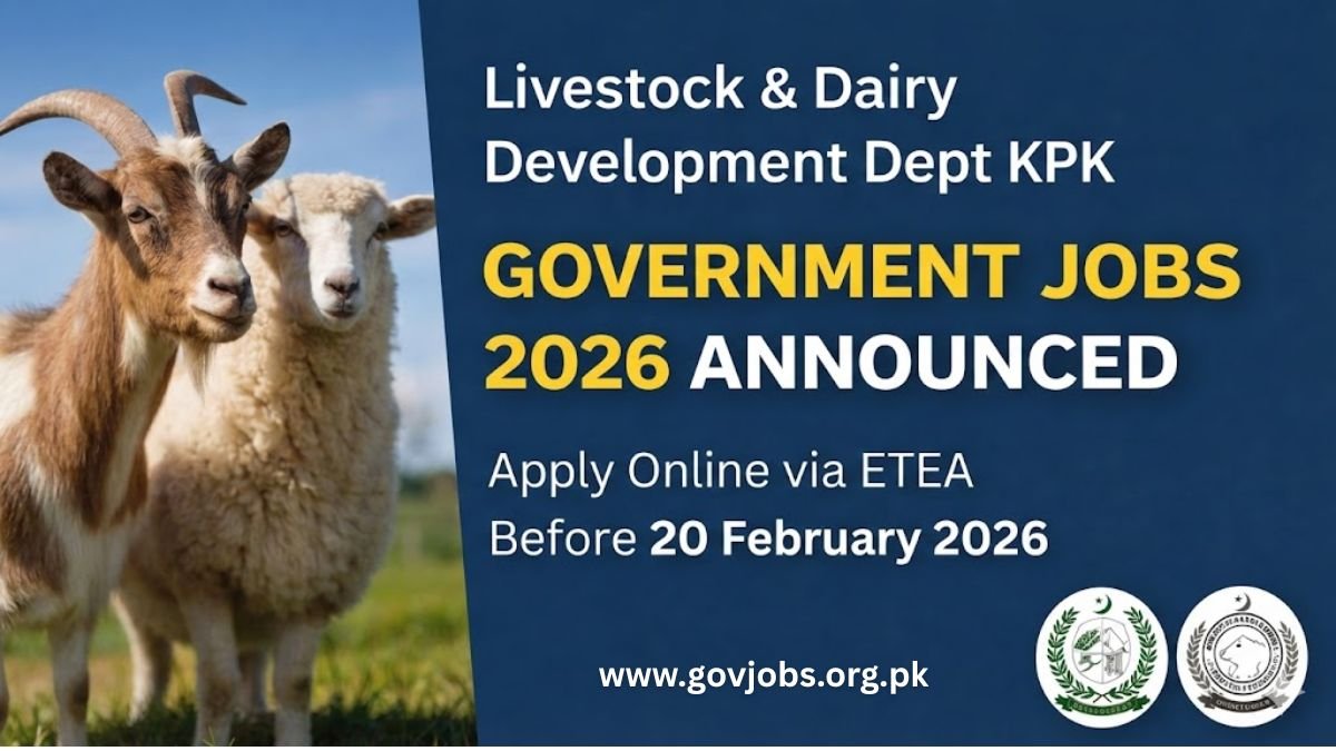 Livestock & Dairy Development Department KPK Announces Government Jobs 2026