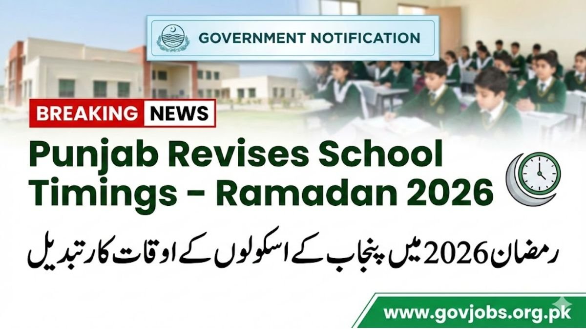 Punjab Announces Revised School Timings for Ramadan 2026