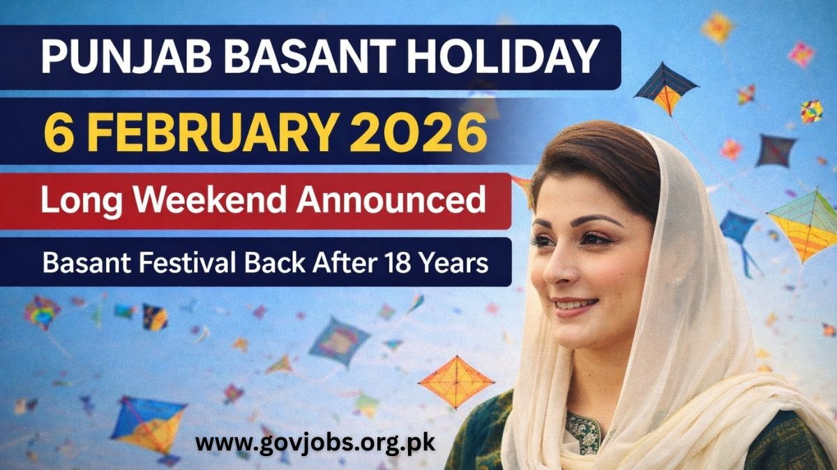 Official Punjab Basant Holiday Announcement 2026