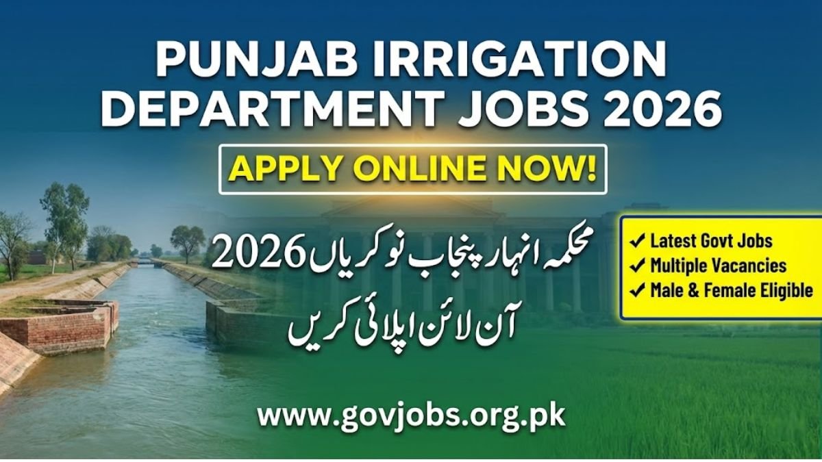 Punjab Irrigation Department Jobs 2026 Advertisement