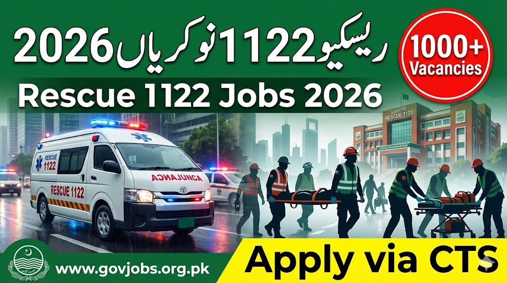 Rescue 1122 Jobs 2026 Apply Online via CTS
