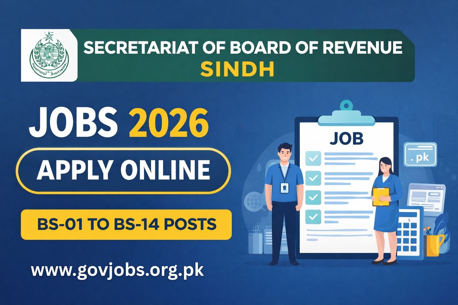 Sindh Revenue Board SRB Jobs 2026 Apply Online