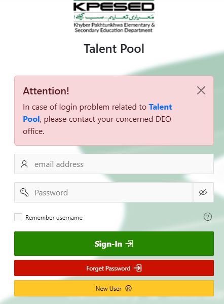 Talent Pool KPK
